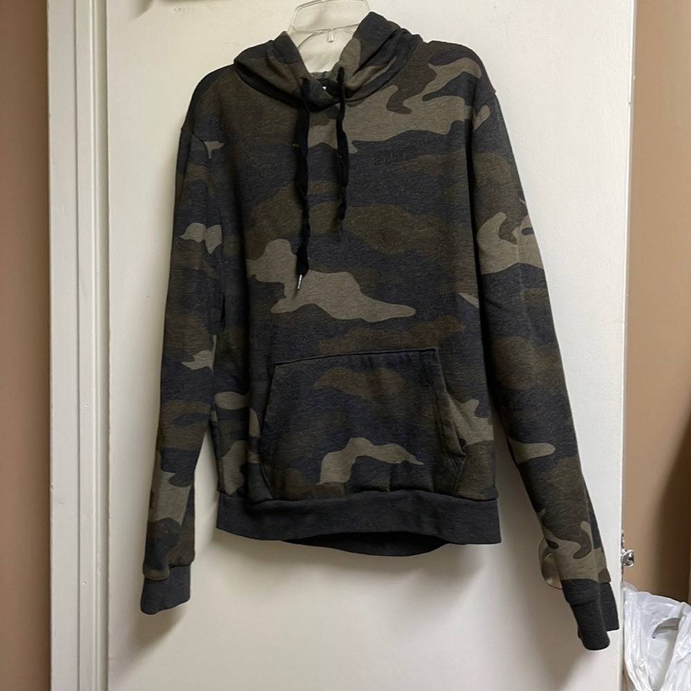 Victoria’s Secret PINK Camo Green Hoodie